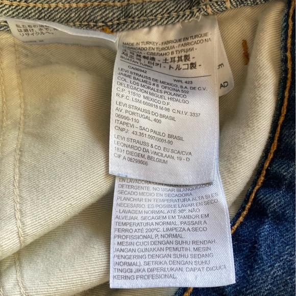 Levi’s 1969 606 Jeans - Cone Denim - Orange Tab 31 x 34 NEW - Picture 11 of 16